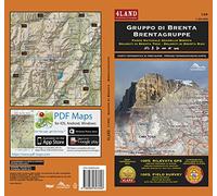 Gruppo di Brenta. Parco naturale Adamello Brenta. Carta escursionistica 1:25.000. Ediz. italiana, inglese e tedesca: Dolomiti di Brenta Trek - Dolomiti di Brenta Bike: 139