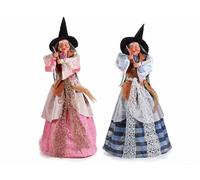 Gruppo Maruccia Befane Decorative para Hogar y Tiendas - Set de 2 Brujas