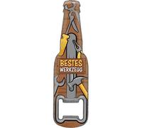 GRUSS & CO Abrebotellas con diseño "Mejor herramienta" | divertido abrebotellas con imán | Regalo para hombres, regalo de fiesta | 48601