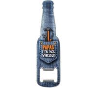 GRUSS & CO Abrebotellas diseño "Herramienta favorita de papá" | divertido abrebotellas con imán | Regalo para hombres, regalo de fiesta | 48599