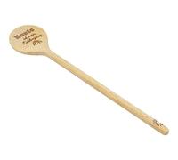 GRUSS & CO Cuchara de cocina con diseño "Hoy es mi día favorito" | Cuchara de madera, cuchara de cocina de madera de haya, 28 cm, con diseño grabado, regalo de cocina, cocina | 48806