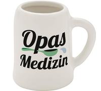 GRUSS & CO Jarra de chupito con diseño de abuelo | New Bone China, 5 cl, mini jarra con frase | Regalo divertido, fiesta, regalo para hombres | 73836