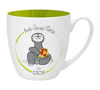 GRUSS & CO Taza antiestrés con diseño "Dich", 45 cl, diseño de New Bone China, regalo divertido, 46267, 1 unidad (1 unidad), porcelana