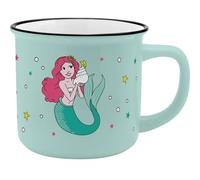 GRUSS & CO Taza con diseño de sirena | porcelana, 35 cl, altura 8,4 cm, cinta de regalo, regalo, escuela, guardería, cumpleaños infantil | 74102