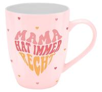 GRUSS & CO Taza con diseño Mamá | Taza con frase New Bone China Porcelana, 35 cl, con baderole de regalo, regalo divertido, cumpleaños | 74195