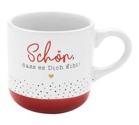 GRUSS & CO Taza de café espresso con diseño bonito | Taza de gres, 10 cl, con envoltorio de regalo, regalo para amigos, cumpleaños | 73939