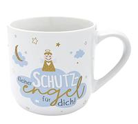 GRUSS & CO Taza grande con diseño de ángel de la guarda: taza con diseño: pequeño ángel de la guarda para ti, en bolsa de regalo