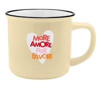 GRUSS & CO Taza XL con diseño Amore | Taza favorita de porcelana, 55 cl, con cinta de regalo, regalo de amor, novio, novia | 74178
