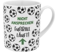 GRUSS & CO Taza XL con diseño de fútbol | divertida taza de café de porcelana, taza grande de 60 cl, regalo para hombres, regalo de fiesta | 73883