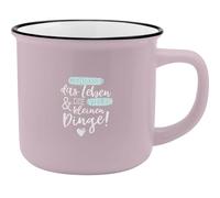 GRUSS & CO Taza XL con diseño de Las pequeñas cosas | Taza de porcelana con frase, 55 cl, con cinta de regalo, regalo de cumpleaños | 74179