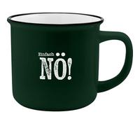 GRUSS & CO Taza XL con diseño Nö | Taza favorita de porcelana, 55 cl, con cinta de regalo, regalo divertido, regalo de cumpleaños | 74175