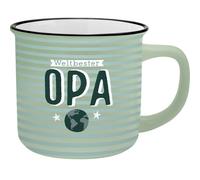 GRUSS & CO Taza XL con diseño Opa | Taza favorita de porcelana con frase, 55 on cinta de regalo, regalo para el abuelo y el día del padre | 74173