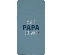 Gruss & CO Toalla mágica «Bester Papa Der Welt», Toalla de Mano XL, en Forma prensada, 50 cm x 100 cm, algodón, artículo de Regalo, 74569