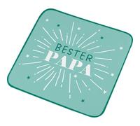 GRUSS & CO Toalla mágica con diseño de papá, Toalla pequeña, Toalla de Invitados prensada, 30 cm x 30 cm, algodón, Regalo para papá, Sorpresa Divertida | 74377