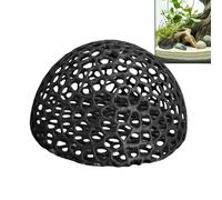 Gruta para Peces De Acuario - Refugio para Camarones - Piedra Cueva Realista Porosa para Entorno de Acuario Cría Enriquecimiento Gambas Reptiles Betta