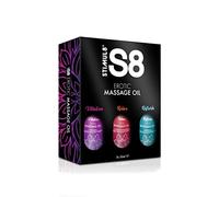 GRUTINET Stimul8 S8 Massage Oil Box 3 Uds. 50Ml 150 ml