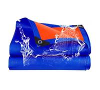 Gruytoie Toldo con Ojales 6x7m, Toldo Reforzado PE 180 g/m² Protección contra UV, Lona para Muebles de jardín, para Terrazas Muebles Jardín Piscina Coche