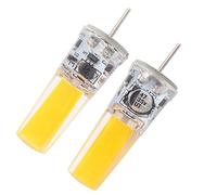 GRV G5.3 2508 COB 4W DC12~24 V armario LED silicona lámpara colgante de cristal 35W halógena Bombilla de la pista Blanco cálido 2 piezas