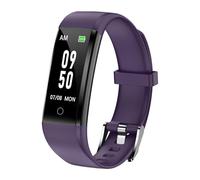 GRV Pulsera de Actividad Sin Bluetooth, Pulsera Actividad Inteligente No App con Impermeable IP68 Monitor de Sueño Podómetro Calorías Distancia para Niños Niñas, Mujer, Hombre (púrpura)