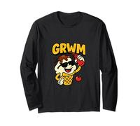 GRWM Ice Cream Lover Dreams Funny Postre Obsessed Trend Manga Larga