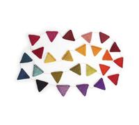 Gry & SIF - Banderines de fieltro hechos a mano, 1,9 m aprox. Banderines coloridos para habitación infantil, decoración bohemia, decoración de habitación infantil, decoración de pared para niños y