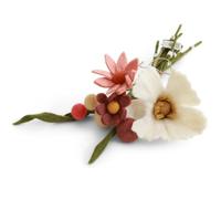 Gry & Sif Hecho a mano y certificado de comercio justo. Elegante diseño danés X Napali artesano | Ambika Bouquet Ramo de flores artificiales de fieltro para una decoración elegante del salón | Juego