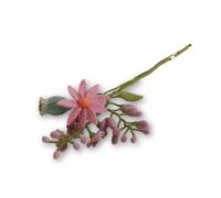 Gry & Sif Hecho a mano y certificado de comercio justo. Elegante diseño danés X Napali artesano | Ramo de flores artificiales Anju de fieltro para una decoración elegante del salón, juego de 3