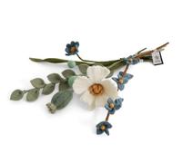 Gry & Sif Hecho a mano y certificado de comercio justo. Elegante diseño danés X Napali artesano | Ramo de flores artificiales Puspa de fieltro para decoración elegante del salón | Juego de 8