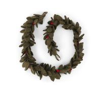 Gry & Sif Hecho a mano y certificado de comercio justo, elegante diseño danés X Nepalí Artesanos | Guirnalda con bayas rojas 100 cm