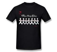 Gryeur Men's Three Days Grace Band Gone Forever Black T Shirt Small