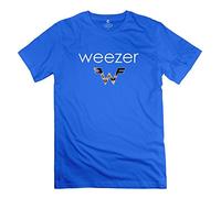 Gryeur Men's Weezer Screw Neck Design T-Shirt Large