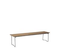Grythyttan Stålmöbler Banco 9 Roble aceitado-170 cm-galvanizado en caliente