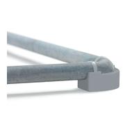 Grythyttan Stålmöbler Protector de suelo Klassiker/High Tech Gris-set de 4