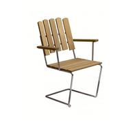 Grythyttan Stålmöbler Sillón A2 Roble aceitado - estructura galvanizada en caliente