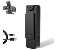 Gryvola Mini Camera, Gryvola Mini Body Camera, HD 1080p Rechargeable Body Cameras, 1080x1920P, with Night Vision and Motion Detection (64G)