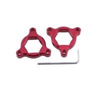 GRZPCJZM Compatible con Accesorios de Motocicleta Speed Triple 1050 2005-2010, ajustadores de precarga de Horquilla de suspensión de 22 mm.(Red)