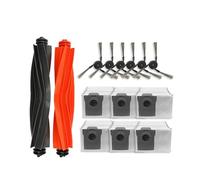 GRZPCJZM Compatible con Accesorios for aspiradora Robot X40 Pro Ultra, Cepillo Lateral Principal, Filtro, Bolsas de fregona(Red)