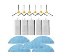 GRZPCJZM Compatible con aspiradora Robot X500/X600/T8 M1 S6, Accesorio, Filtro, mopa, Rodillo, Cepillo Lateral.(Army Green)