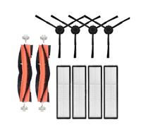 GRZPCJZM Compatible con aspiradoras D9 L10 Pro, Piezas, Cepillo Principal, Filtro HEPA, cepillos Laterales, paño de fregona, Herramienta Limpieza(Yellow)