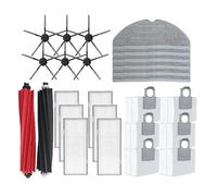 GRZPCJZM Compatible con aspiradoras S8, S8+, S8Pro Ultra y G20. Rodillo, Cepillo Lateral, mopa, paño, Trapos, Bolsas de Filtro y Piezas.(Set8)