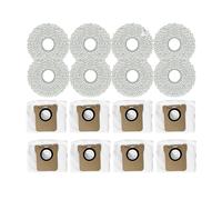 GRZPCJZM Compatible con el Robot Aspirador JONR P20 Pro / T5Pro. Piezas de Repuesto: Rodillo Principal, Cepillo Lateral, Filtro y Bolsa de mopa.(Army Green)