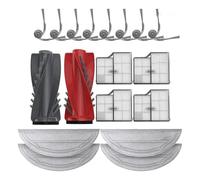 GRZPCJZM Compatible con el Robot Aspirador Saros 10 G30: Cepillo Principal, Filtro, mopa, paños, Bolsas y Piezas.(Chocolate)