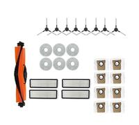 GRZPCJZM Compatible con el Robot Aspirador Xiaomi X20 Pro / D102GL. Piezas: Cepillo Lateral Principal, Filtro, mopa y Bolsa de Tela.(Orange)