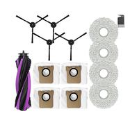 GRZPCJZM Compatible con la aspiradora JONR P20/T5 Pro. Piezas de Repuesto: Cepillo Lateral Principal, Filtro, Almohadilla de fregado y Bolsa.(Dark Khaki)