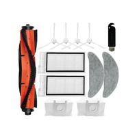 GRZPCJZM Compatible con Roidmi Eve Plus SDJ01RM Robot Aspirador Repuestos Cepillo Lateral Principal Filtro HEPA Mopa Trapo Bolsa de Tela(Set B)