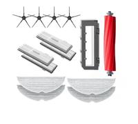 GRZPCJZM Compatible con S7 MaxV Ultra Accesorio Filtro Bolsa Mopa Autolimpiante Cepillo Principal Piezas(Dark Grey)