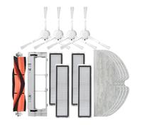 GRZPCJZM Compatible con Xiaomi D9, BOT L10 Pro, Robot Aspirador-fregador LDS, Cepillo Lateral Principal, paño de fregado y filtros.(Set-8)