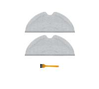 GRZPCJZM Compatible con Xiaomi D9, BOT L10 Pro, Trouver LDS Finder, Cepillo Lateral Principal, Filtro de mopa, repuestos y Accesorios(2 MOP)
