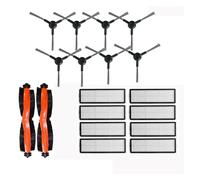 GRZPCJZM Compatible con Xiaomi Robot Vacuum S20+ Plus B108GL/ S10+Plus B105 Piezas Rodillo Principal Cepillo Lateral Filtro Mopa Paño(Red)