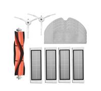 GRZPCJZM Compatible con Xiaomi Vacuum 1st 1S Robot / S50 S51 S55 S6 T60 T61 T65 Piezas Cepillo Lateral Principal Kit de Filtro Lavable(Green)